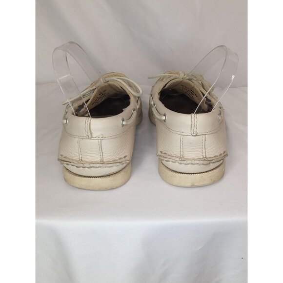 Sperry Top Sider Off White Men's Boat Shoes Size 10.5 - Picture 2 of 8